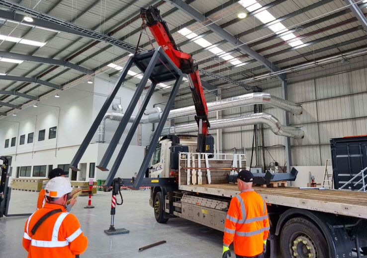 loading stair case frame