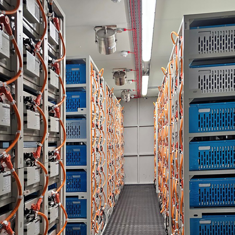 packaged battery enclosures internal components