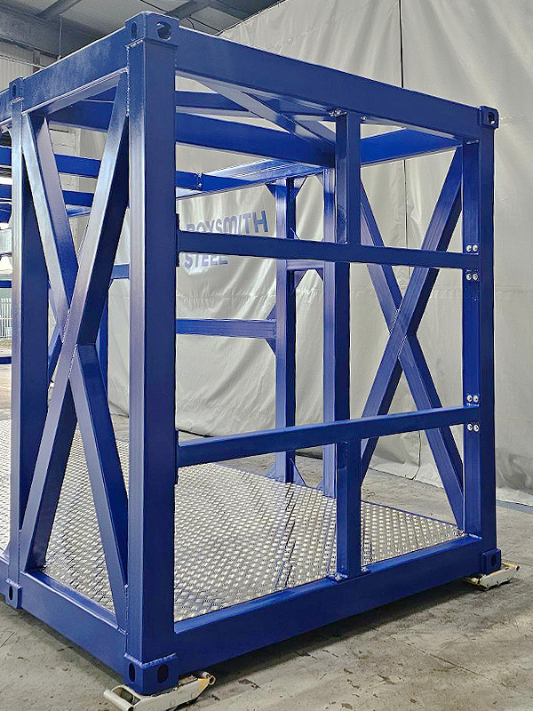 equipment frames 20ft open shipping container