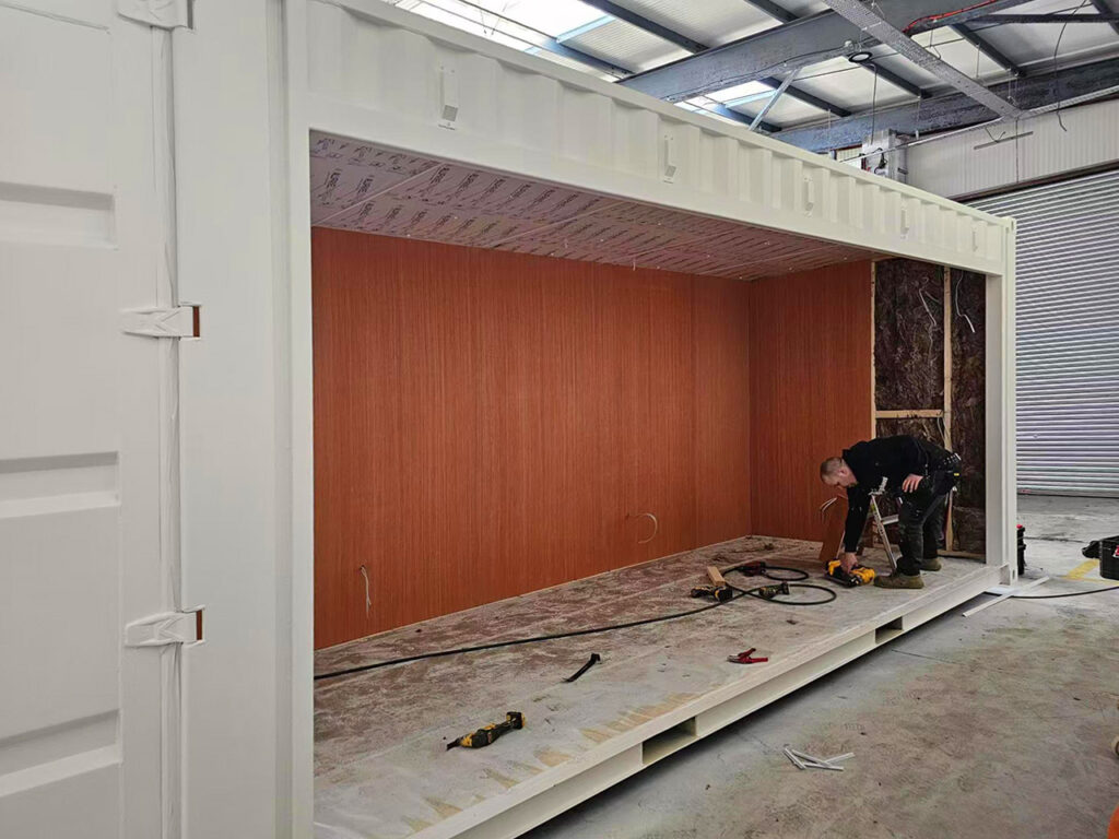 internal panelling container conversion & modification