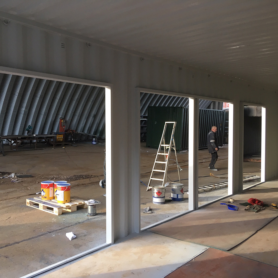 modular buildings steel working cutting joining 1