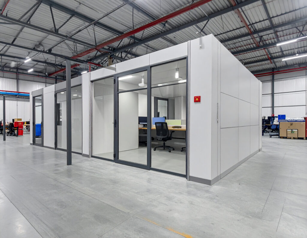 Internal Warehouse Modular Offices | Cost-Effective Office Space ...